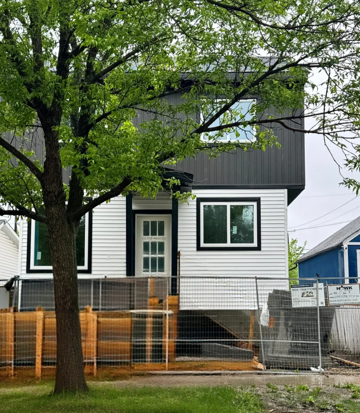 Lifegate's new six-unit multifamily building in Montrose, Edmonton