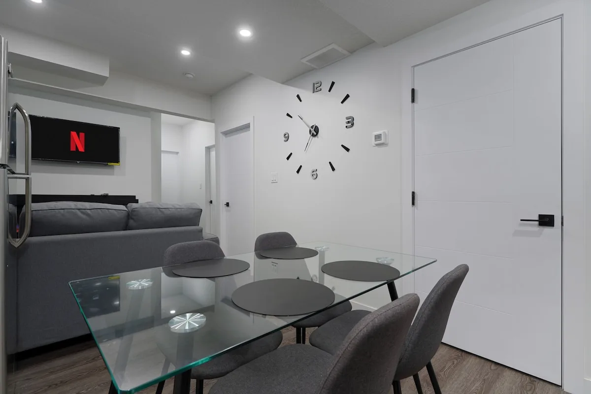Dining area with seating for four